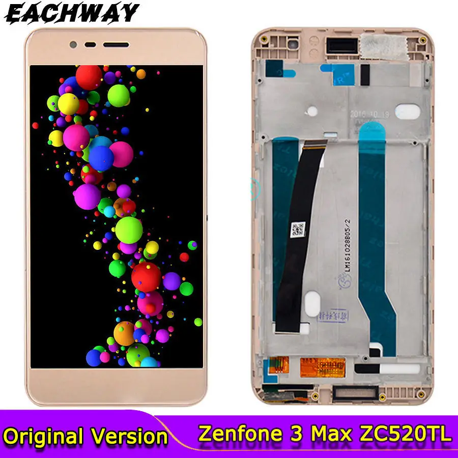 ЖК-дисплей для Asus Zenfone 3 Max ZC520TL X008D 5 2 дюйма сенсорный экран с дигитайзером в сборе
