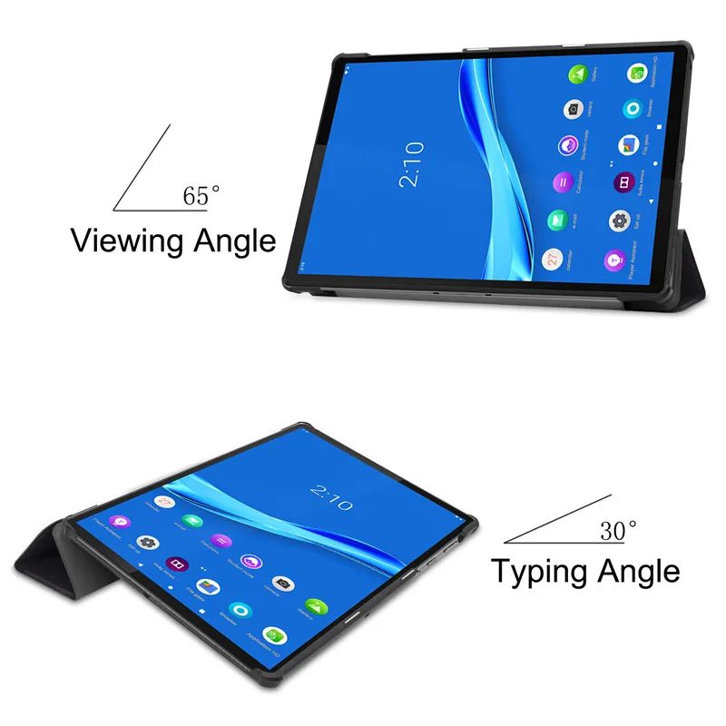 Чехол для Lenovo Tab M10 Plus FHD TB X606F X606X 2020 Магнитный кожаный чехол книжка планшета Funda