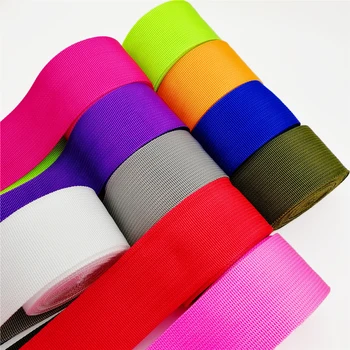 

50mm Webbing 5 Yards/lot polypropylene for Bags Sewing Belt Red blue purple black grey yellow pink