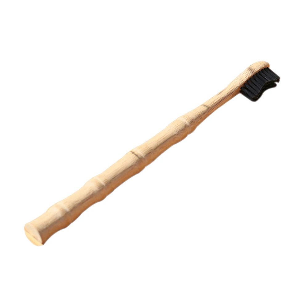 Wave Shape Bamboo Toothbrush Travel Tooth brush Soft fiber bristles tandenborstel Wooden Handle Environmentally Teethbrush#452