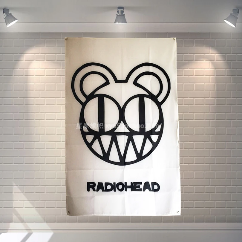 &quotRADIOHEAD&quot Рок постер музыкальной группы музыкальные баннеры фортепиано галерея