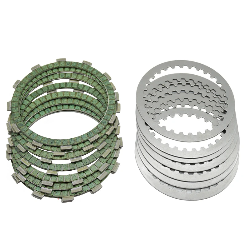 Motorcycle parts clutch friction plate steel disc set for Zongshen engine NC450cc ZS194mm RX4 KAYO T6 K6 BSE KEWS ZUUMAV