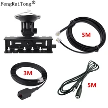 Panel Mount Holder + Panels Separate Extension Line+audio Extended line+MIC Extended line?for YAESU FT-8800 FT-8900 Walkie Talki