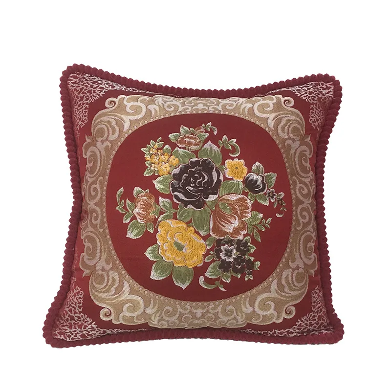 Yaapeet 48x48cm 58x58cm Square Decorative Pillows Home Decor Cushion Cover Printed Floral for Living Room Bedroom Sofa Decor