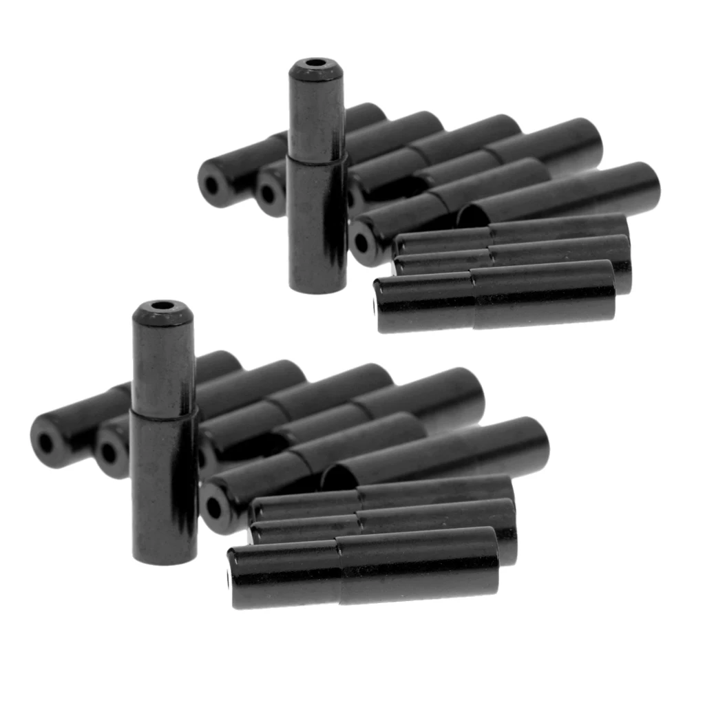 20Pcs Alloy Bicycle Bike Brake Cable Housing End Cap Wire Line Cover 5mm+4mm