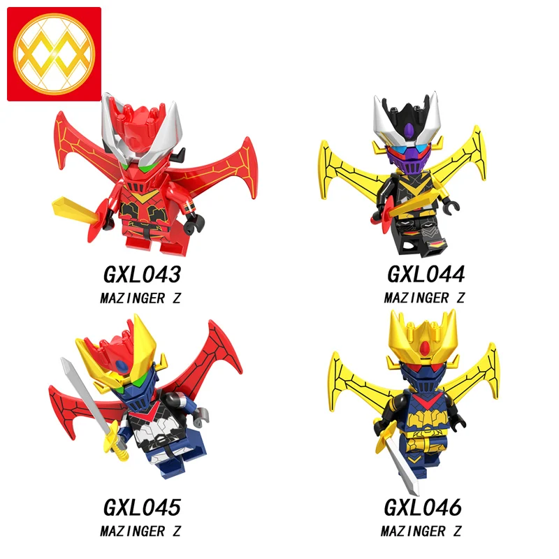 20 шт. мазингер Z Kamen Rider японский фильм Voltron Beast King Golion строительные блоки детские игрушки GXL043-046