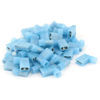 

HTHL-40pcs 90 Degree Insulated Female Push On Wire Terminal Connector