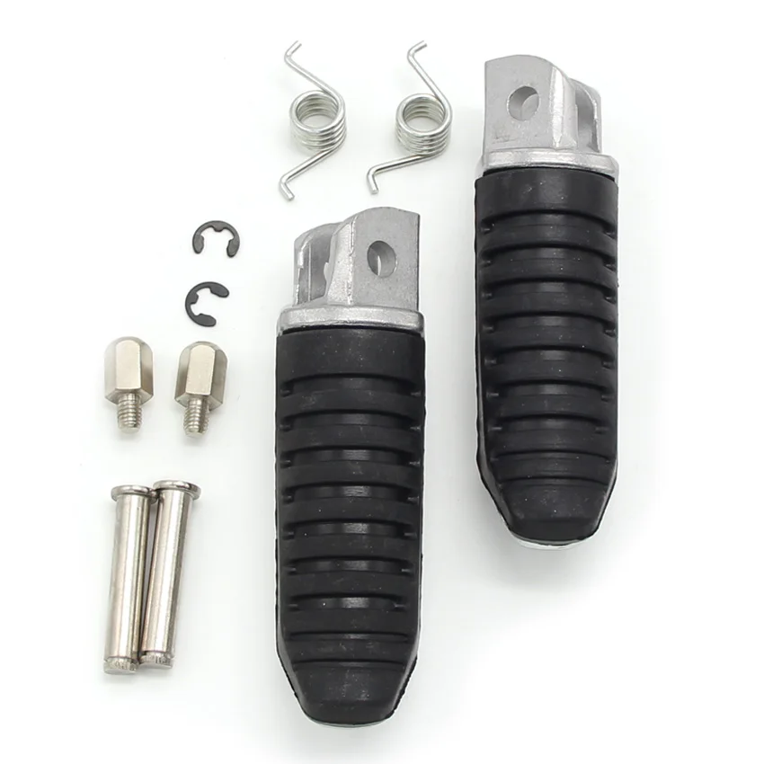 Motorcycle Footrests Foot pegs Front For Suzuki GW250 Inazuma SFV650 SV1000 GSX1300R Hayabusa GSX1300 GSXR250 GSXS750 TL1000 motorcycle accessories motorcycle footrests