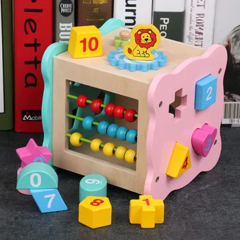 

Infants Geometric Shapes Matching Building Blocks Wooden Baby Special Education Cognitive Toy Educational Early Childhood Intell