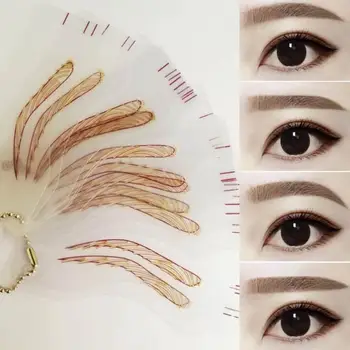 

DIY Easy Apply Foldable Home Beginner Adjustable Daily Grooming Salon Makeup Accessory Eyebrow Stencils