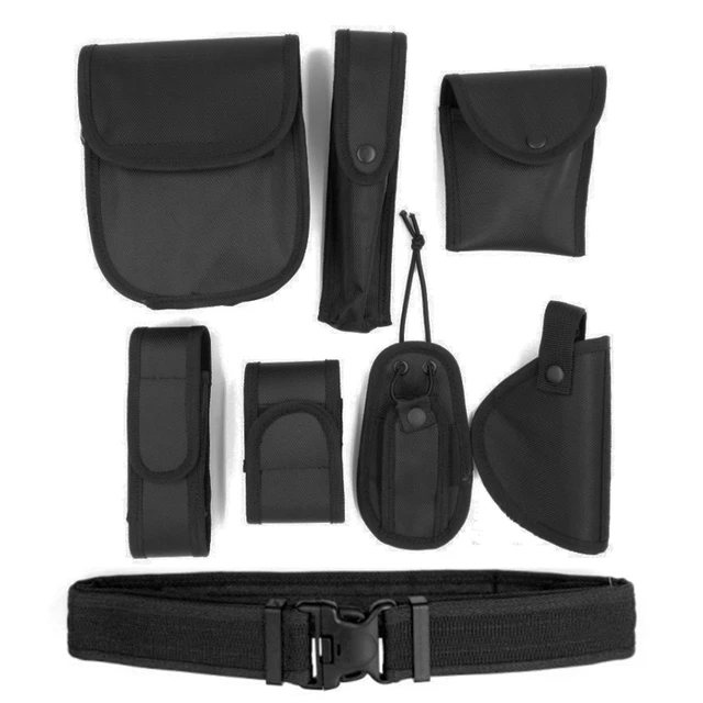Ensemble de ceintures tactiques, équipement de sécurité de Police  modulaire, sac de hanche multi-poches pour