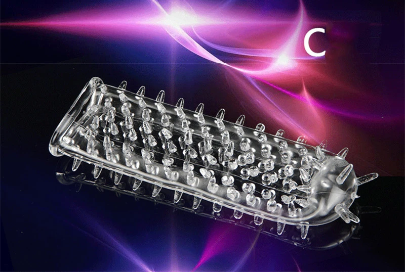 Silicone Reusable Condoms Time Delay Crystal Penis Rings Male Penis Extension Sleeves Cock Rings Adult Sex Toys for Men 5 Types14