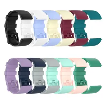 

Silicone Strap Sports Strap Adjustable Loop Magnetic Bracelet For Fitbit Versa2/versa Lite/versa Watch Band Connector Belt