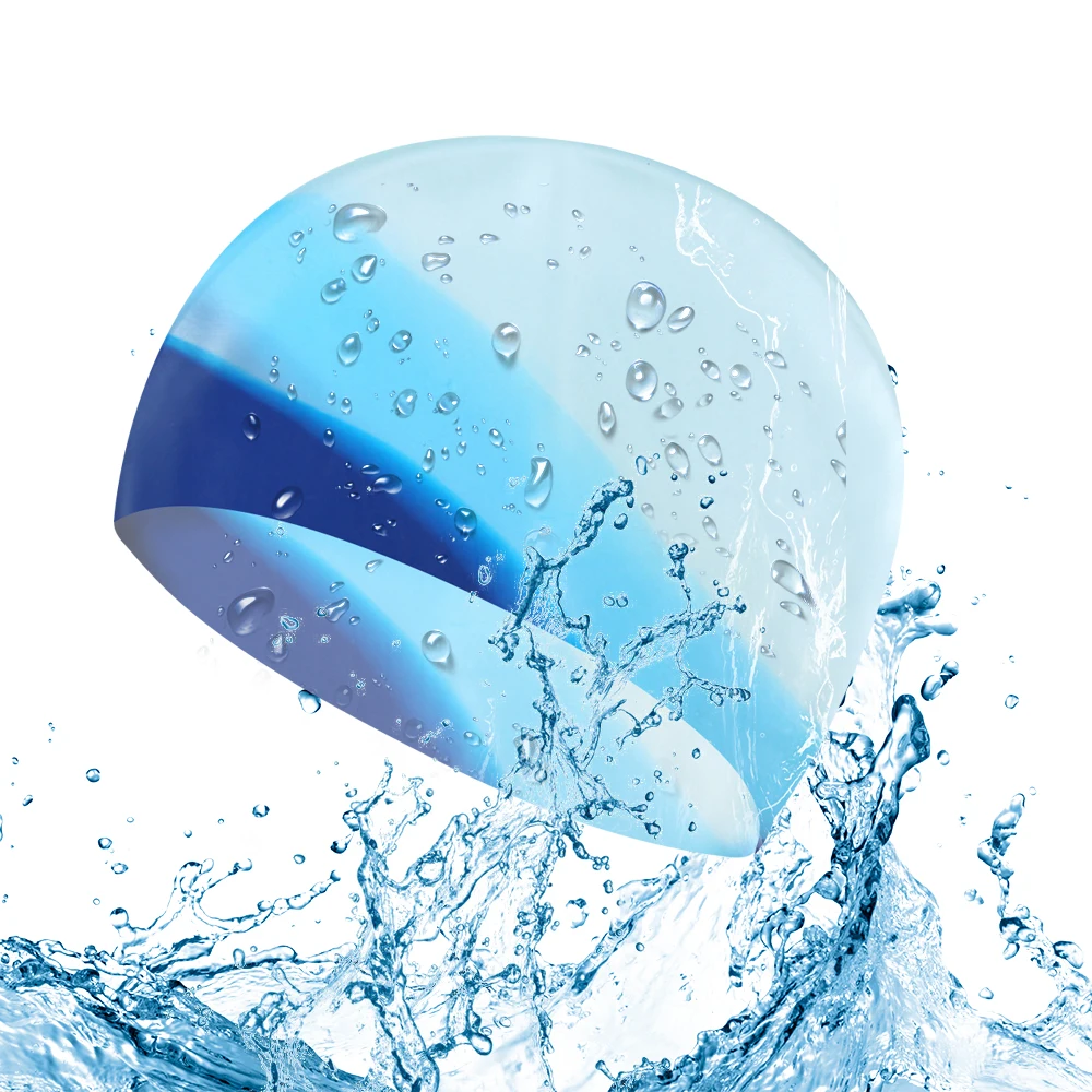 2 шт. эластичная Водонепроницаемая Защитная шапка для длинных волос спортивная