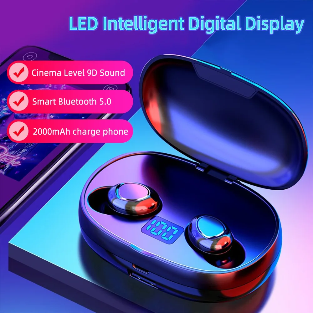 TWS Pro, мини наушники с микрофоном, зарядная коробка, Спортивная гарнитура, Bluetooth 5,0, наушники для смартфона, игровые наушники, fone de ouvido, bluetooth