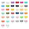 TYRY.HU Silicone Beads 100Pcs BPA Free 9/12/15/19mm Silicone Teething Round Beads For Necklace Pacifier Chain Baby Teether Beads ► Photo 2/6
