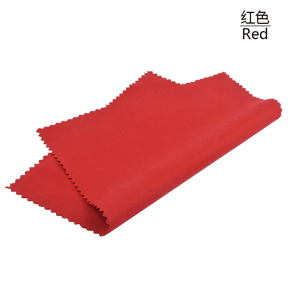 품질 승화 극세사 안경 천, 15x18cm 두꺼운 안경 청소 천, 화이트 블랙 블루 그린 레드 오렌지 핑크, 100 개