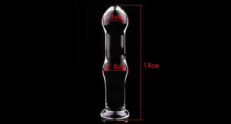 h01604 two bulbous heads-glass anal plugs (10)