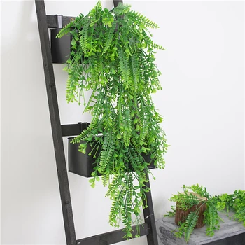 

Artificial Green Simulation Plant Background Wall Hanging Ivy Leaf Fake Flower Vine Family Garden Wall Party Decoration