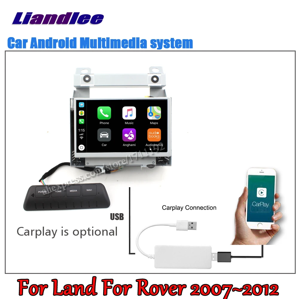 Liandlee 2Din Android для Land Rover freelander 2 2007~ 2011 2012 автомобильный экран Carplay BT Wifi gps Navi Карта Навигация медиа