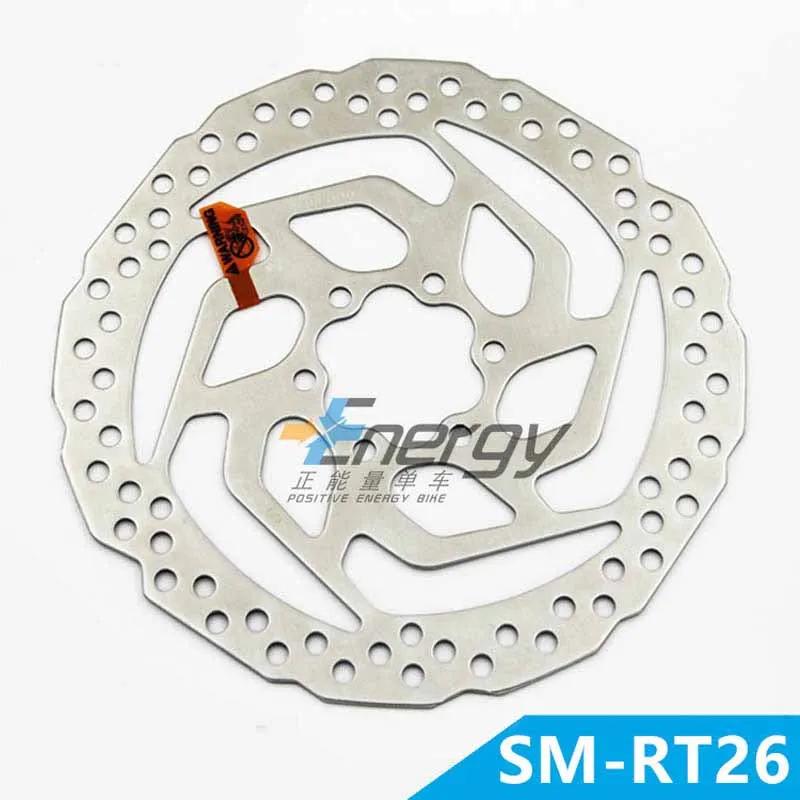 Детали для велосипеда Shimano, тормозной диск, ротор, SM-RT26, нержавеющая сталь, горный велосипед, велосипедный дисковый тормоз, ротор, 6 винтов, 160 мм