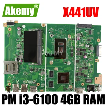 

X441UV motherboard For Asus X441U X441UV F441U A441U laptop motherboard notebook original motherboard Test PM i3-6100 4GB RAM