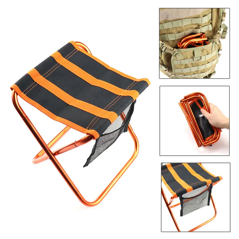 

Lightweight Outdoor Fishing Chair Portable Folding Backpacker Oxford Cloth Foldable Picnic Camping Stool Outdoor Tools