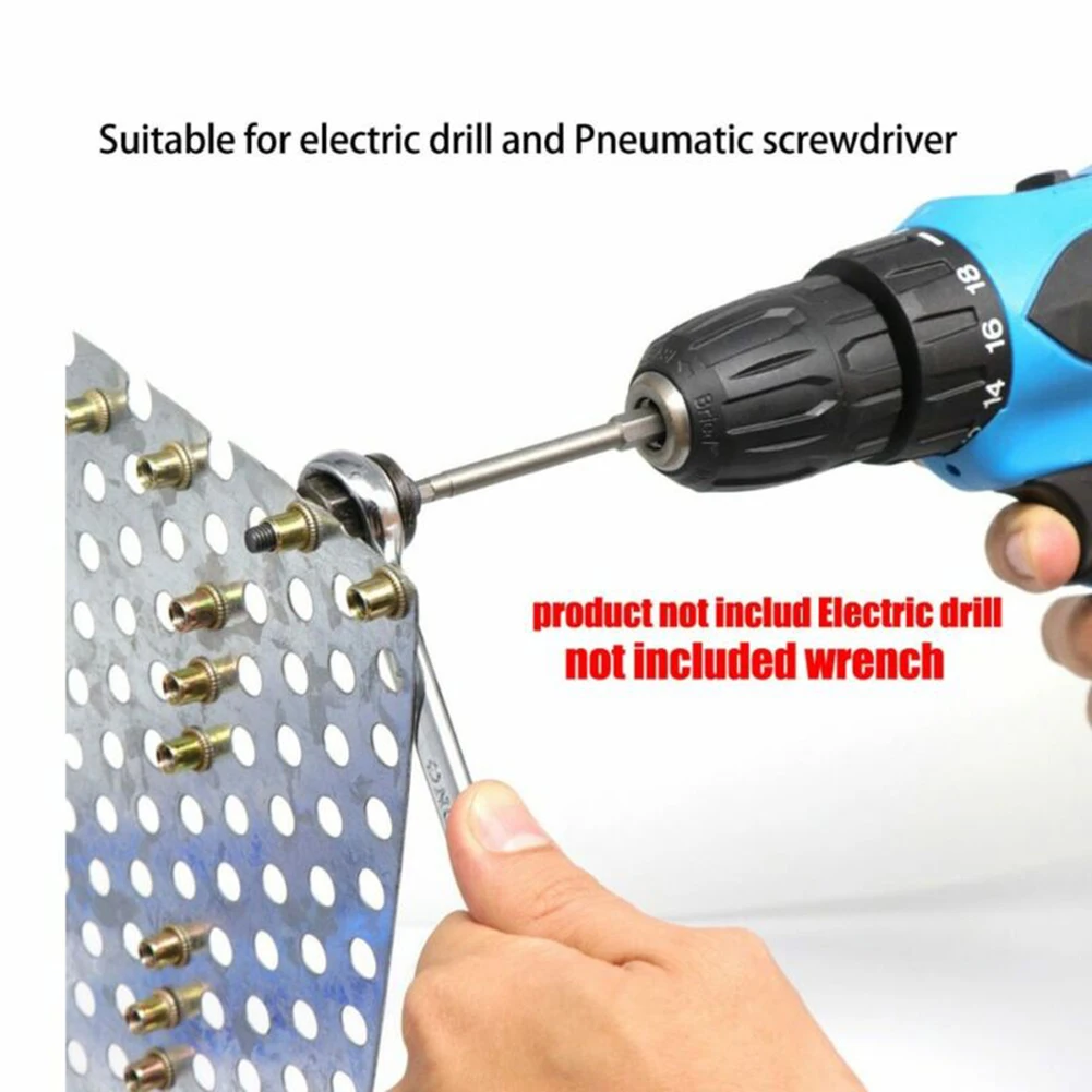 Hand Rivet Nut Head Nuts Simple Installation Riveter Tool M3 M5 M6 M8 M10 Replacement Tool Part rivet nut tool