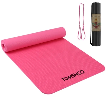

TPE Yoga Mat 6MM Thick Non-slip Fitness Pad For Yoga Exercise Pilates Meditation Gym Extra Thicken Exercise Durable Workout Mat
