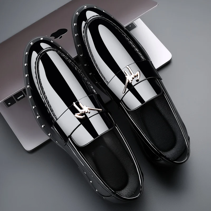 Male Comfortable Shoe Leather Fashion Shoes Men Terse Mocassini Uomo Loafers Black High Quality