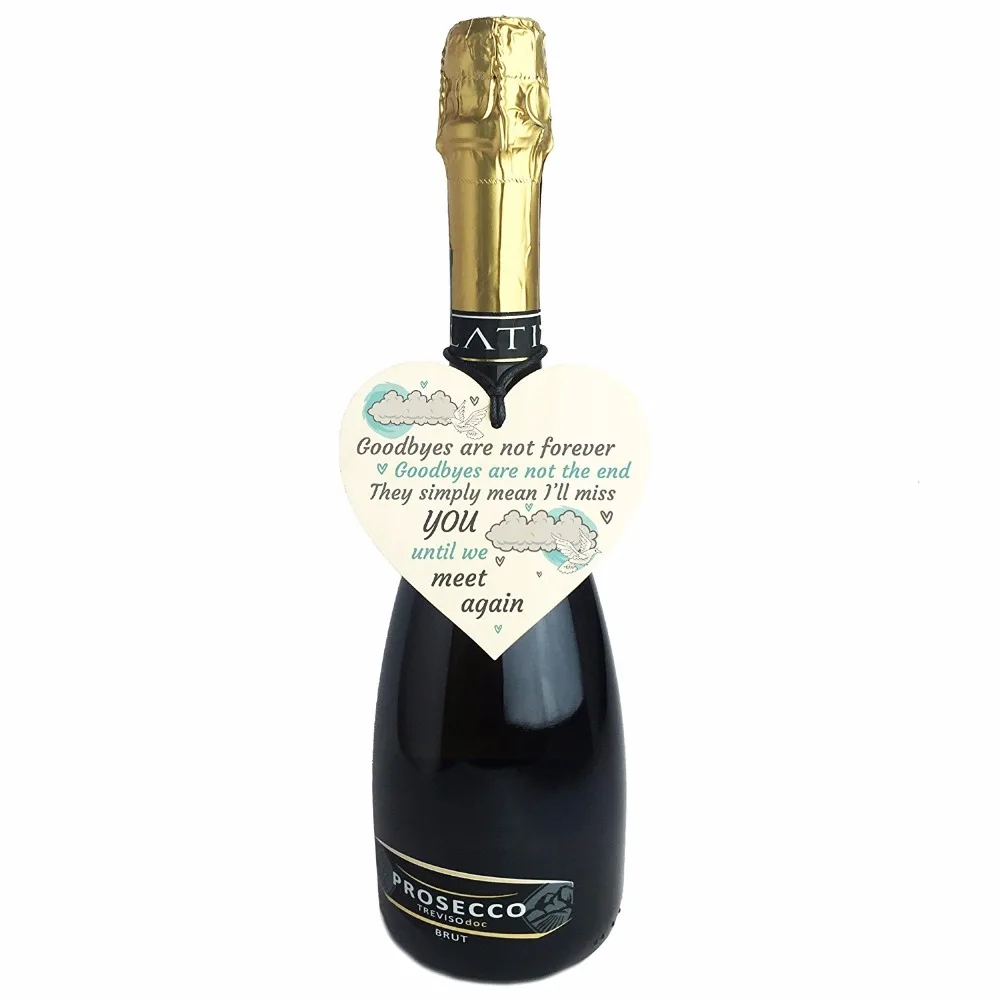 2-Meijiafei-Goodbyes-Are-Not-Forever-Wooden-Hanging-Memorial-Berevement-Heart-Plaque-Heaven-Sign-Sign