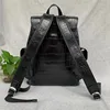 Authentic Crocodile Belly Skin Drawstring Closure Men's Travel Backpack Genuine Alligator Leather Male Large Top-handle Bag Pack 4