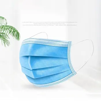 

50 /10Pcs Dust Mask 3 Layer Non-woven Protective Face Masks Disposable Anti Flu Filter Mouth Mask Kn95 FFP2 Kf94 n95 PM2.5
