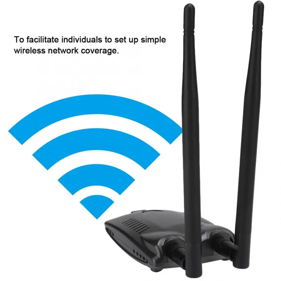 150 Мбит/с 2,4 ГГц двойная антенна беспроводная сетевая карта 500 м wifi покрытие сетевая карта для Windows 98SE/2000/XP/Vista