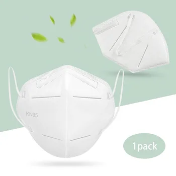 

Antiviral Mask 3-Layer Anti Dust Bacterial PM2.5 Protective Masks 95% Filtration Mouth Cover,1 PC