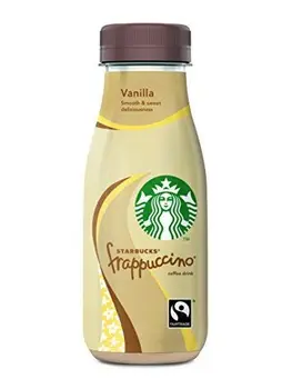 

Starbucks - Frappuccino Vanilla - Bebida con Café - 250 ml - [Pack de 4]