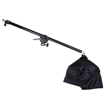 

Impact Adjustable Tripod Boom Arm for Light Stand with Sandbag and Extends to 55 Inches- Portable