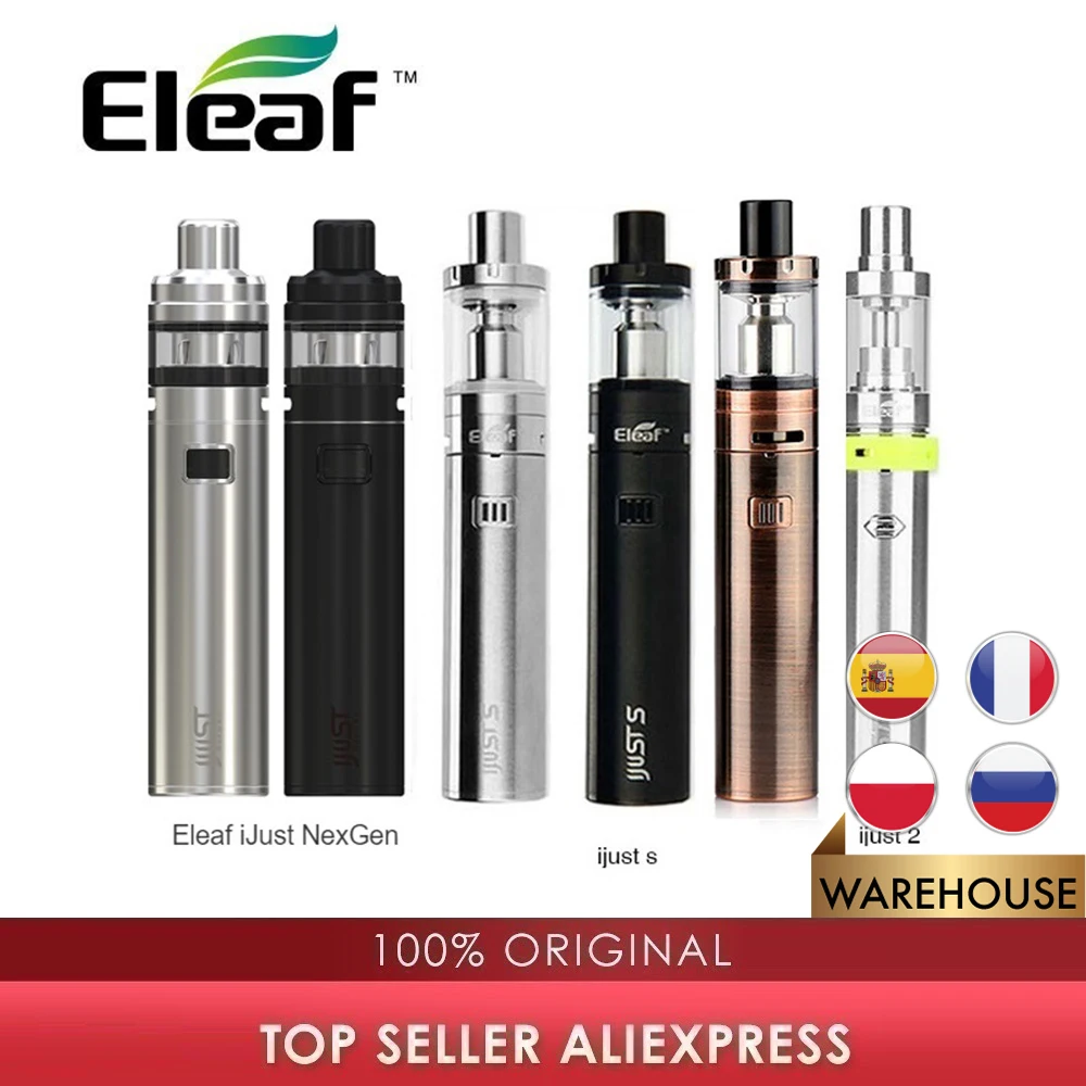 Hot Original Eleaf IJust S Kit 3000mah Battery Vs iJust NexGen 2 2600mAh E Cigarette Pen Ego Aio | Электроника