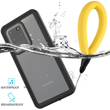 

For Samsung Galaxy S20 Ultra Waterproof Case 360 Degree Protection Underwater Shockproof Dustproof Shell S20 Plus Rugged Cover