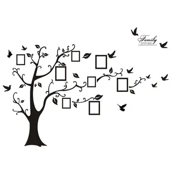 

Large Photo Picture Frame Family Tree Removable Environment Friendly Wall Sticker Home Living Room Decoration Decal