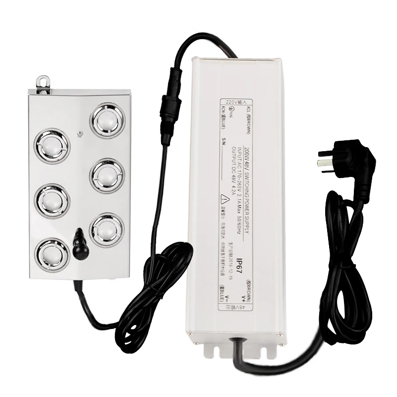 

Stainless Steel Mist Maker Fogger Industrial Humidifier Water Fountain Pond Atomizer With Waterproof Power Supply 220V 110V