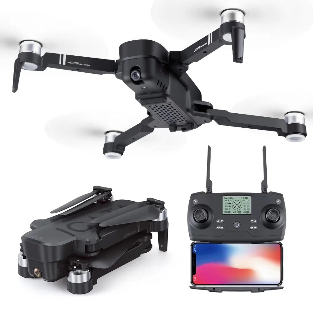 

SMRC icat6 profissional fold Quadrocopter Gps Drones with Camera HD 4K RC Plane race helicopter follow me x PRO racing Drone