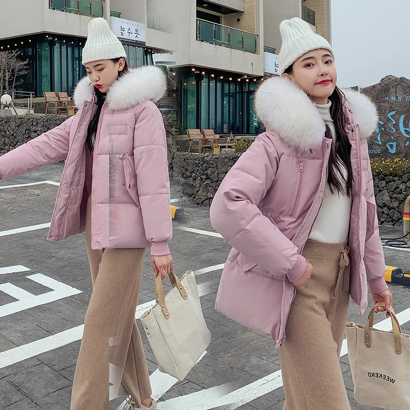 Женское зимнее черное короткое меховое пальто с капюшоном, Куртка Harajuku, уличная одежда, корейская модная одежда, ветровка на молнии xxl