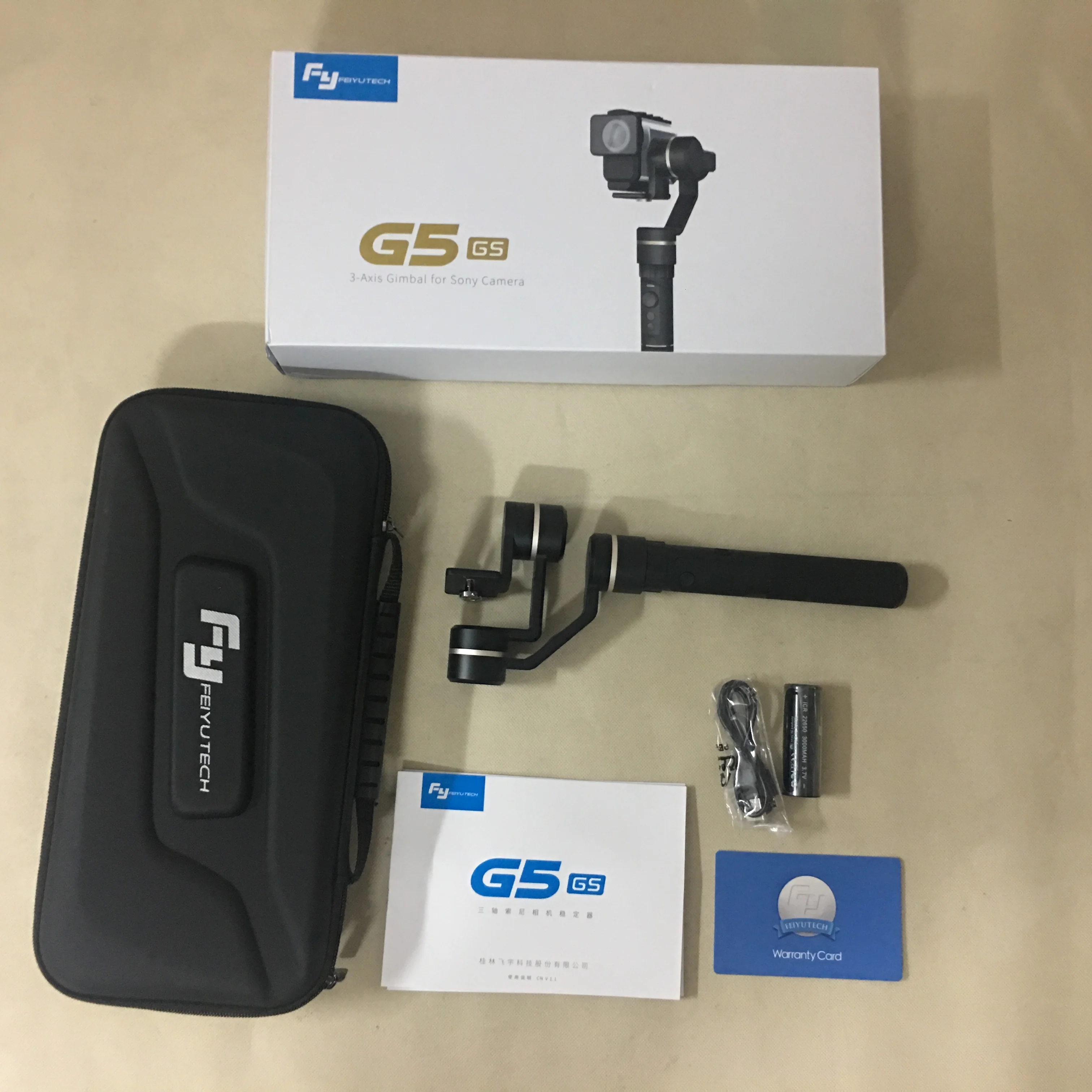  FeiyuTech FY G5GS Gimbal for Sony AS50 AS50R Sony X3000 X3000R Splash Proof 3-Axis Handheld Stabili