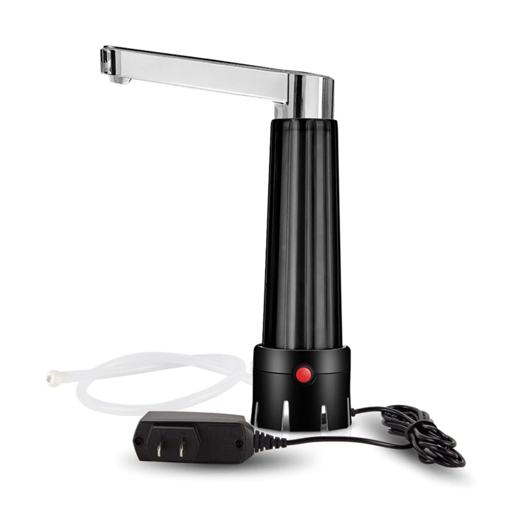 

Drop Ship Electric Water Pump Portable Drinkware Tools With Power Adapter Transparent Hose Dispenser Suction For Drinking Water