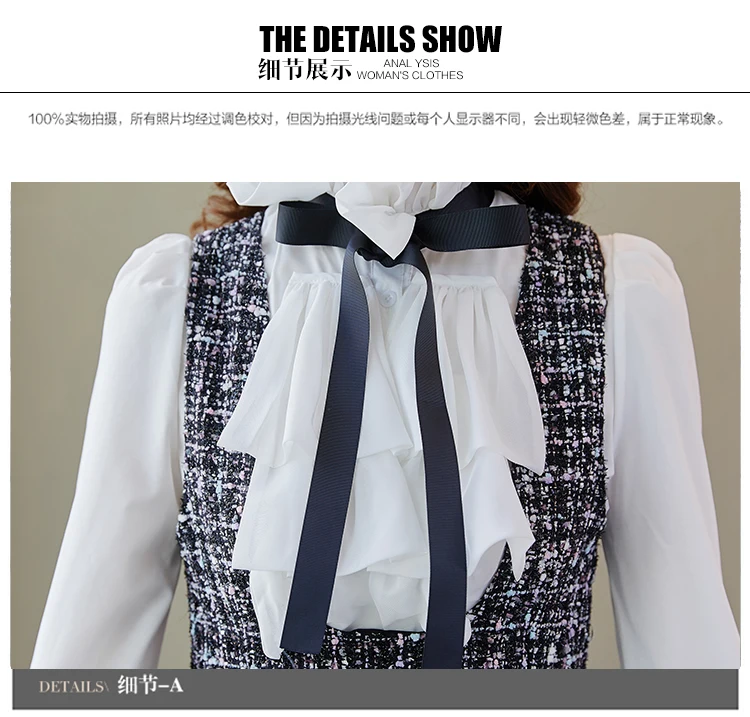 2019 осенне зимний комплект из 2 предметов платье комбинезон женское элегантное