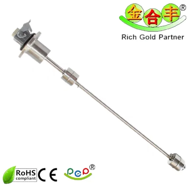 

Manufacturer Customized High Quality 304 Stainless Steel Connecting Rod Floating Ball Sensor Switch Analog Signal Level Sensor