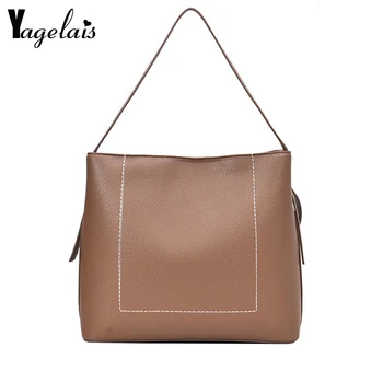 

Vintage Bucket Shoulder bag women purses and handbags PU Leather Composite Bags Fashion Crocodile Women's Totes