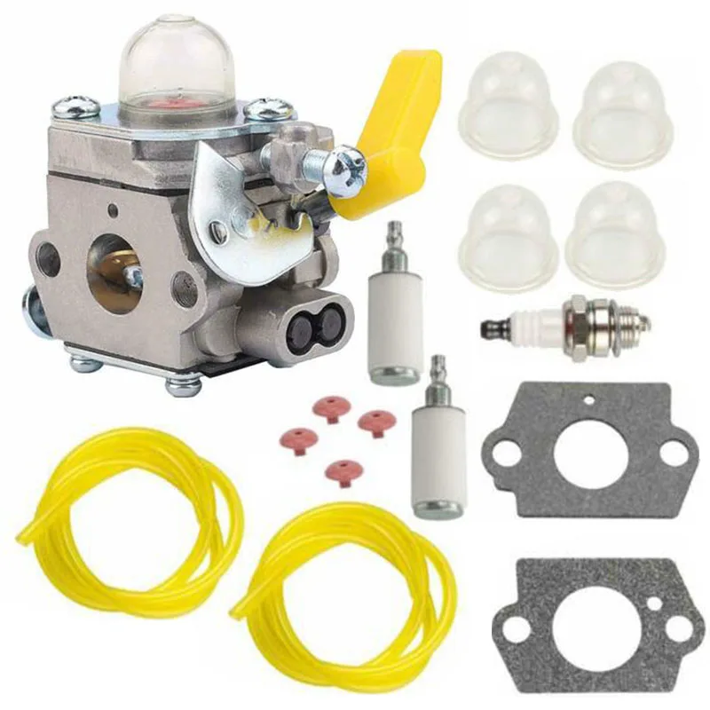 Комплект карбюратора для Ryobi Homelite UT33600 UT33650 RY28161 26cc триммер