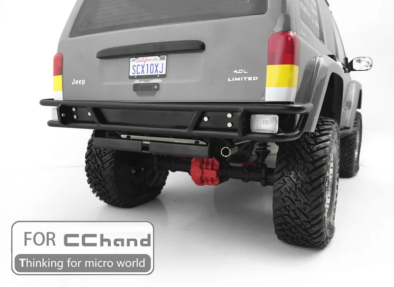 Металлическая трубка заднего бампера для осевой CC ручной SCX10 90046/90047 cherokee радиоуправляемая Игрушечная машина